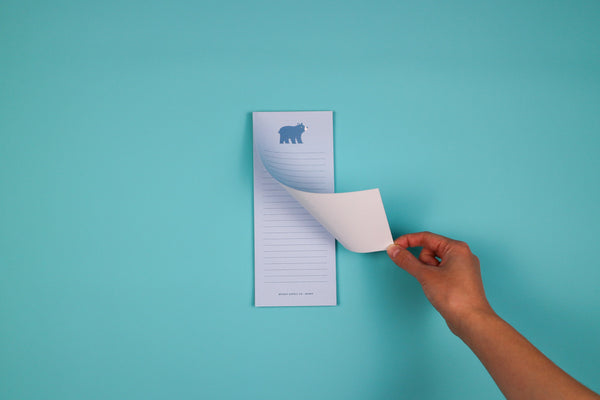 Notepad - Bear Blue