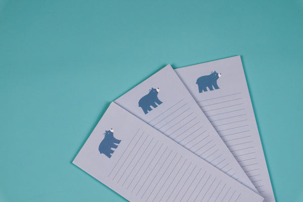 Notepad - Bear Blue