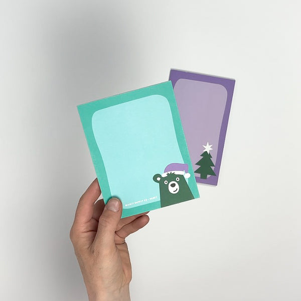 Notepad - Holiday Bear