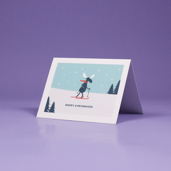 Holiday Card - Merry Chrismoose
