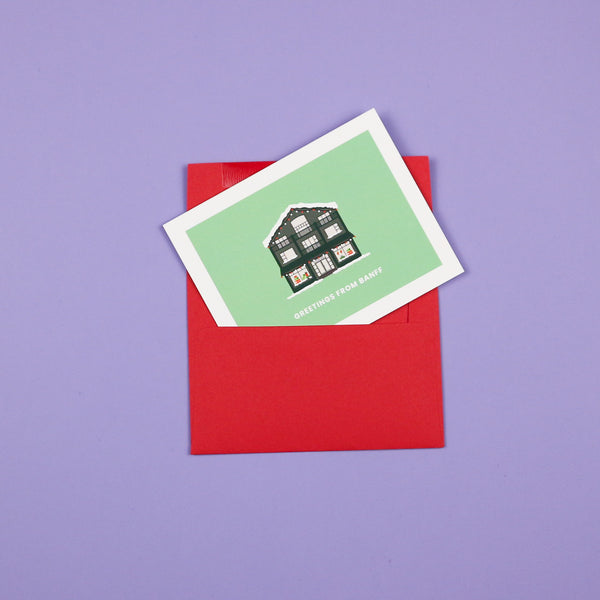 Holiday Card - Greetings from Banff