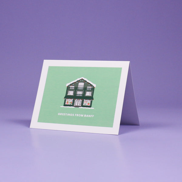 Holiday Card - Greetings from Banff