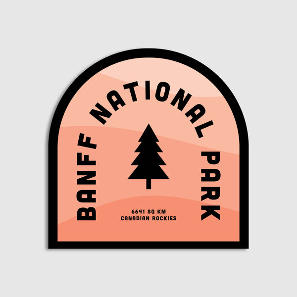 Banff National Park Sticker - Arch