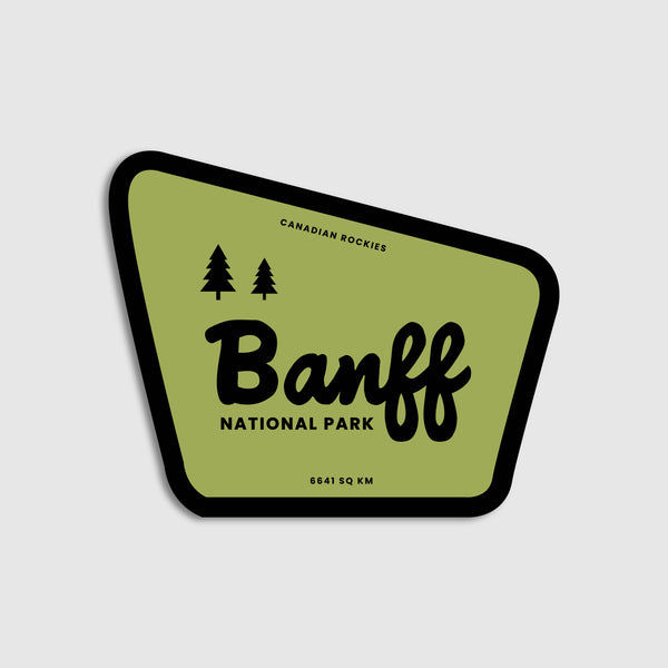 Banff National Park - Vintage Sign