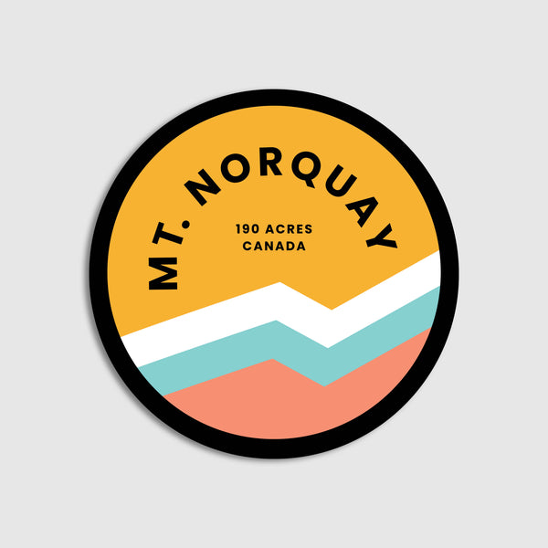 Norquay Ski Sticker