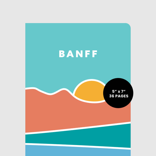 Notebook - Banff Mountains