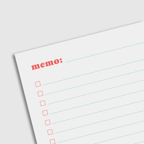 Notepad - Memo Lined