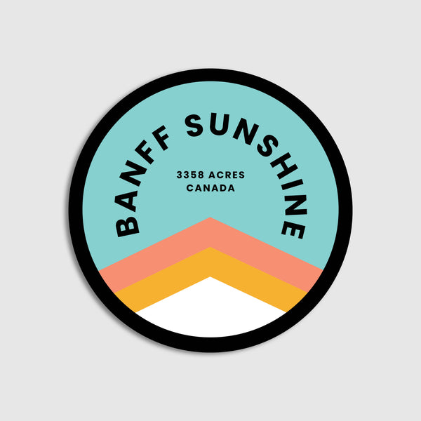 Banff Sunshine Sticker