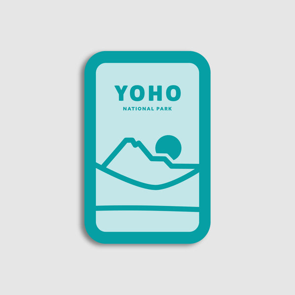 Yoho Teal Sticker