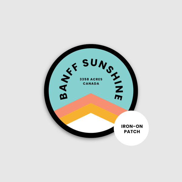 Iron-On Patch - Banff Sunshine