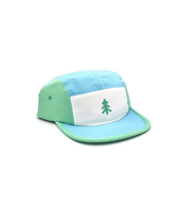 Nylon 5 Panel Cap - Green