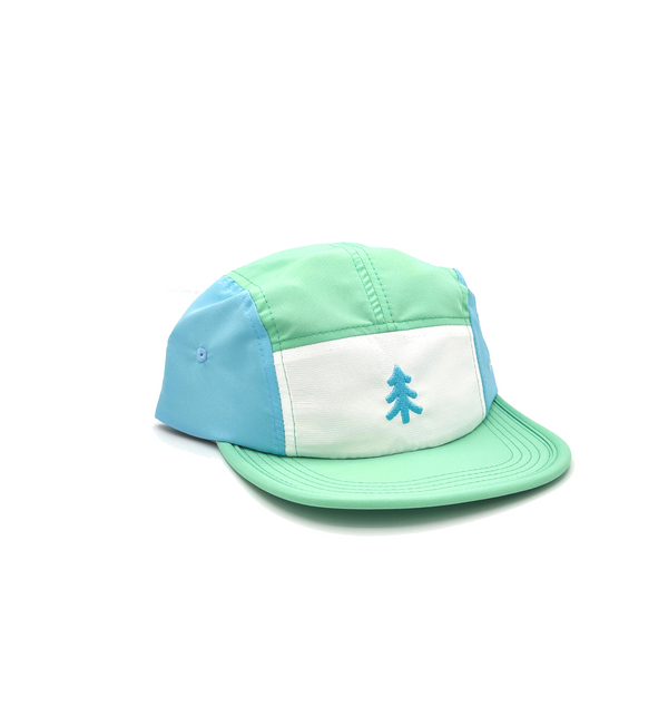 Nylon 5 Panel Cap - Light Blue