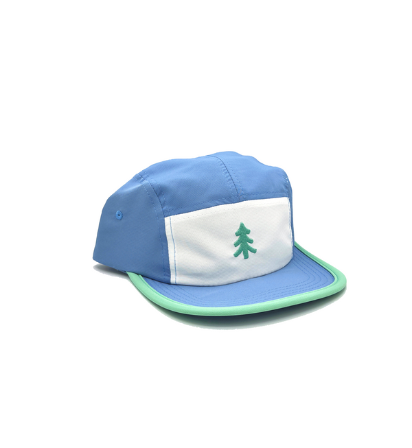 Nylon 5 Panel Cap - Blue