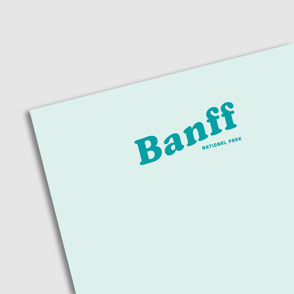 Notepad - Banff Teal