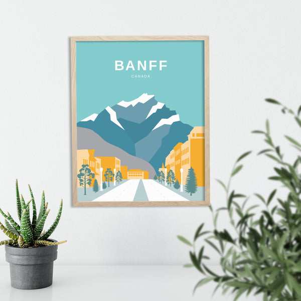 Banff Ave Print