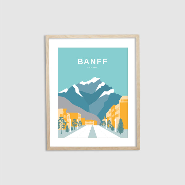 Banff Ave Print