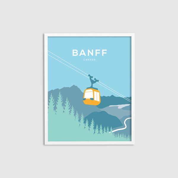 Banff Gondola Print