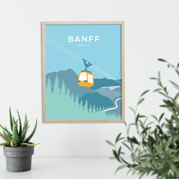 Banff Gondola Print