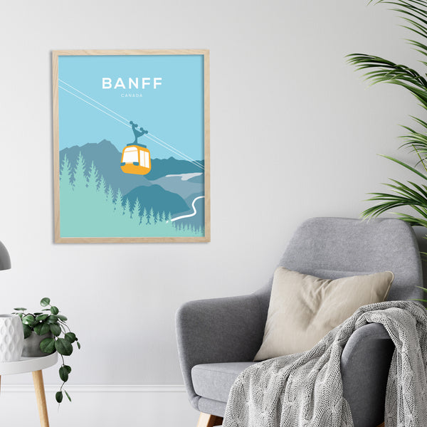 Banff Gondola Print