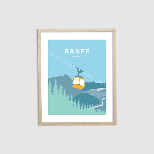 Banff Gondola Print