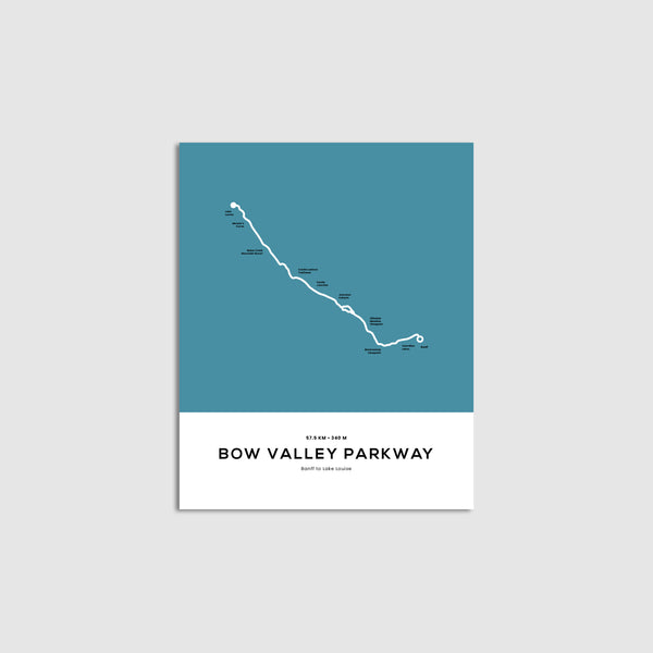 Bow Valley Parkway Trail Map