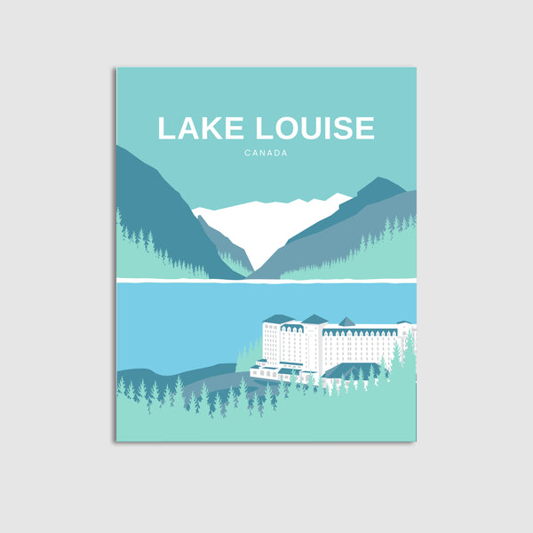 Lake Louise Fairmont Print