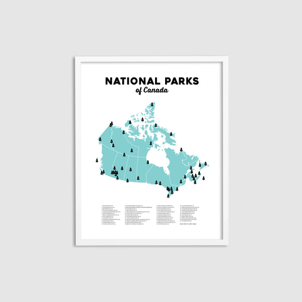 National Parks of Canada Print