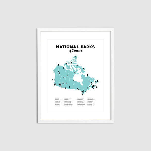 National Parks of Canada Print