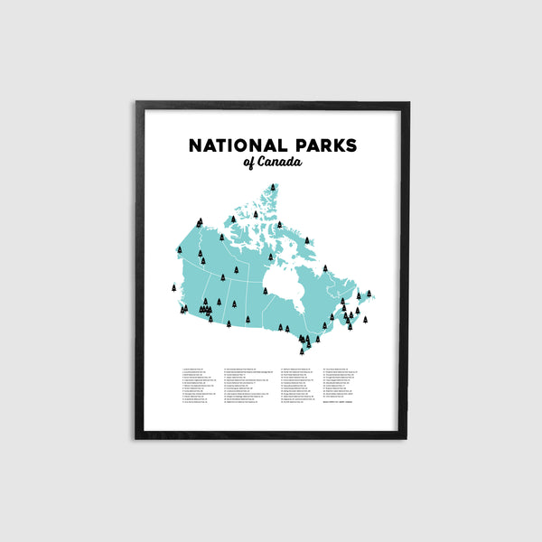 National Parks of Canada Print