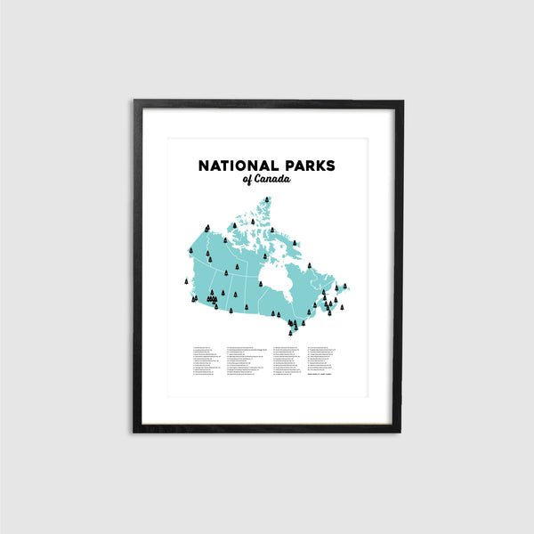 National Parks of Canada Print