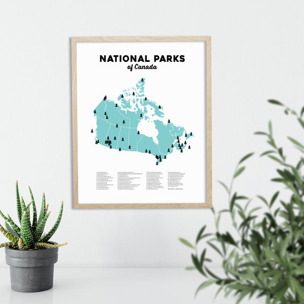 National Parks of Canada Print