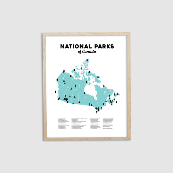 National Parks of Canada Print