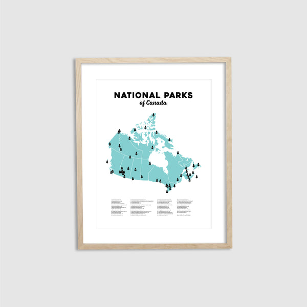 National Parks of Canada Print