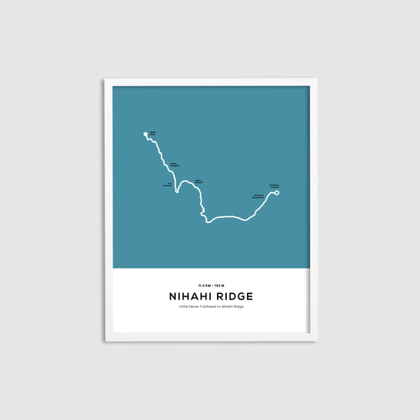 Nihahi Ridge Trail Map