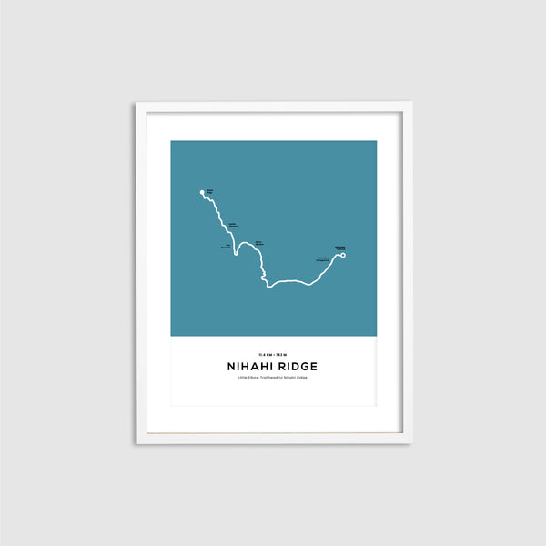 Nihahi Ridge Trail Map