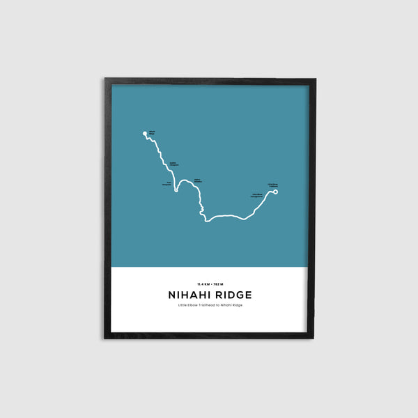 Nihahi Ridge Trail Map