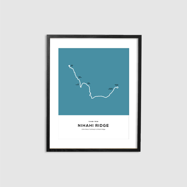 Nihahi Ridge Trail Map