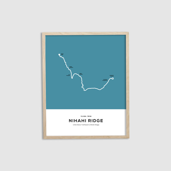 Nihahi Ridge Trail Map