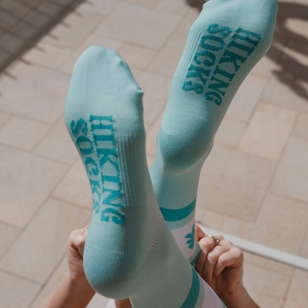 Hiking Socks - Light Teal