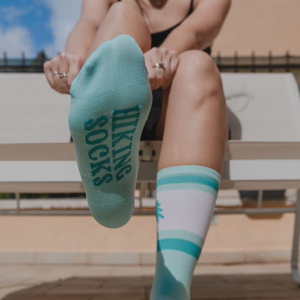 Hiking Socks - Light Teal