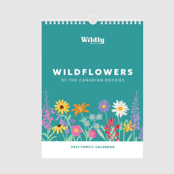 Wildflowers of the Canadian Rockies 2025 - Family Calendar 11.25x15