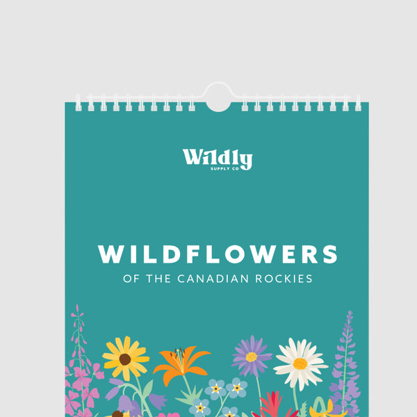 Wildflowers of the Canadian Rockies 2025 - Family Calendar 11.25x15