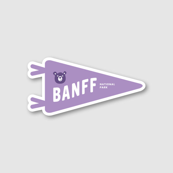 Banff Purple Flag - Magnet