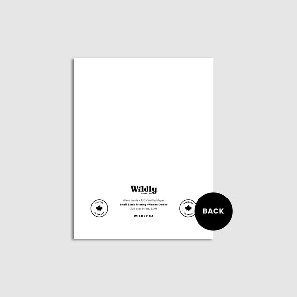 Bear with Baby Bottle Card