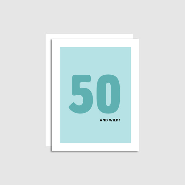 50th Birthday Card