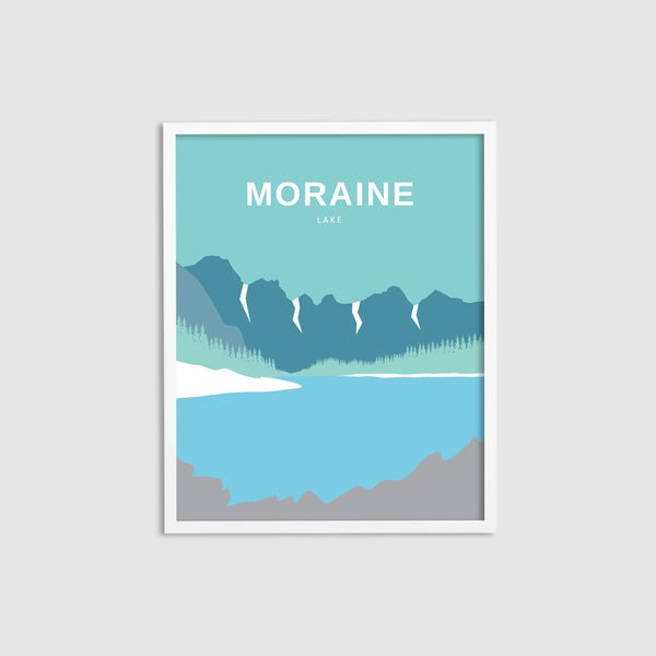 Banff Moraine Print