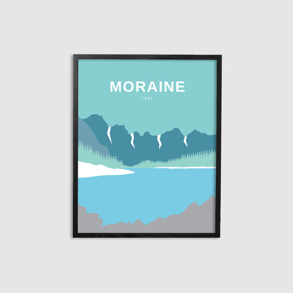 Banff Moraine Print