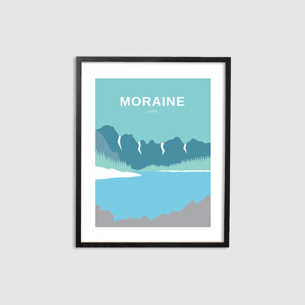 Banff Moraine Print