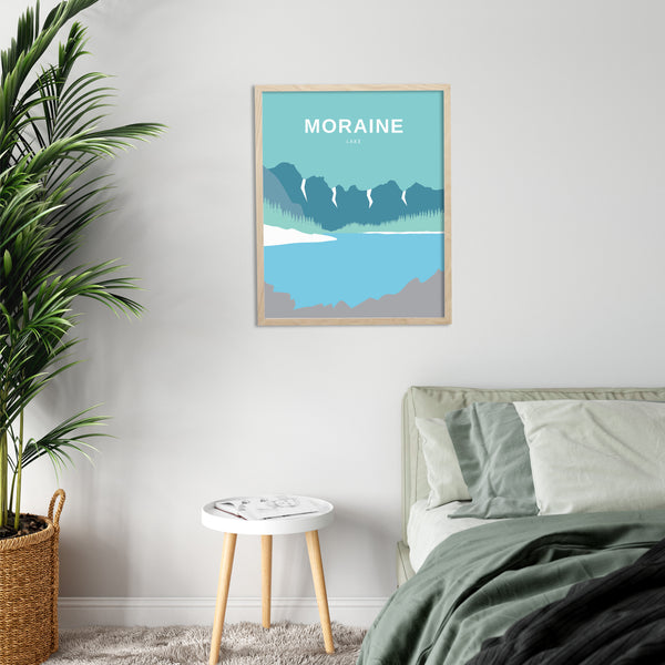 Banff Moraine Print