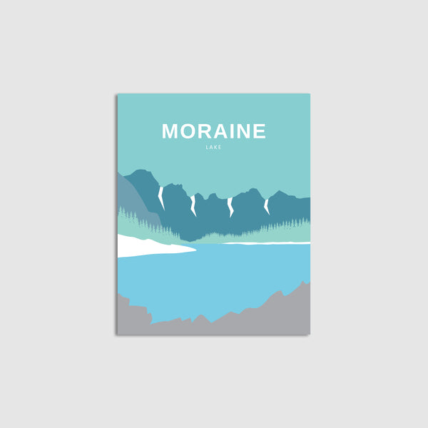 Banff Moraine Print